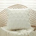 Housse de coussin Peluche Douce - Blanc