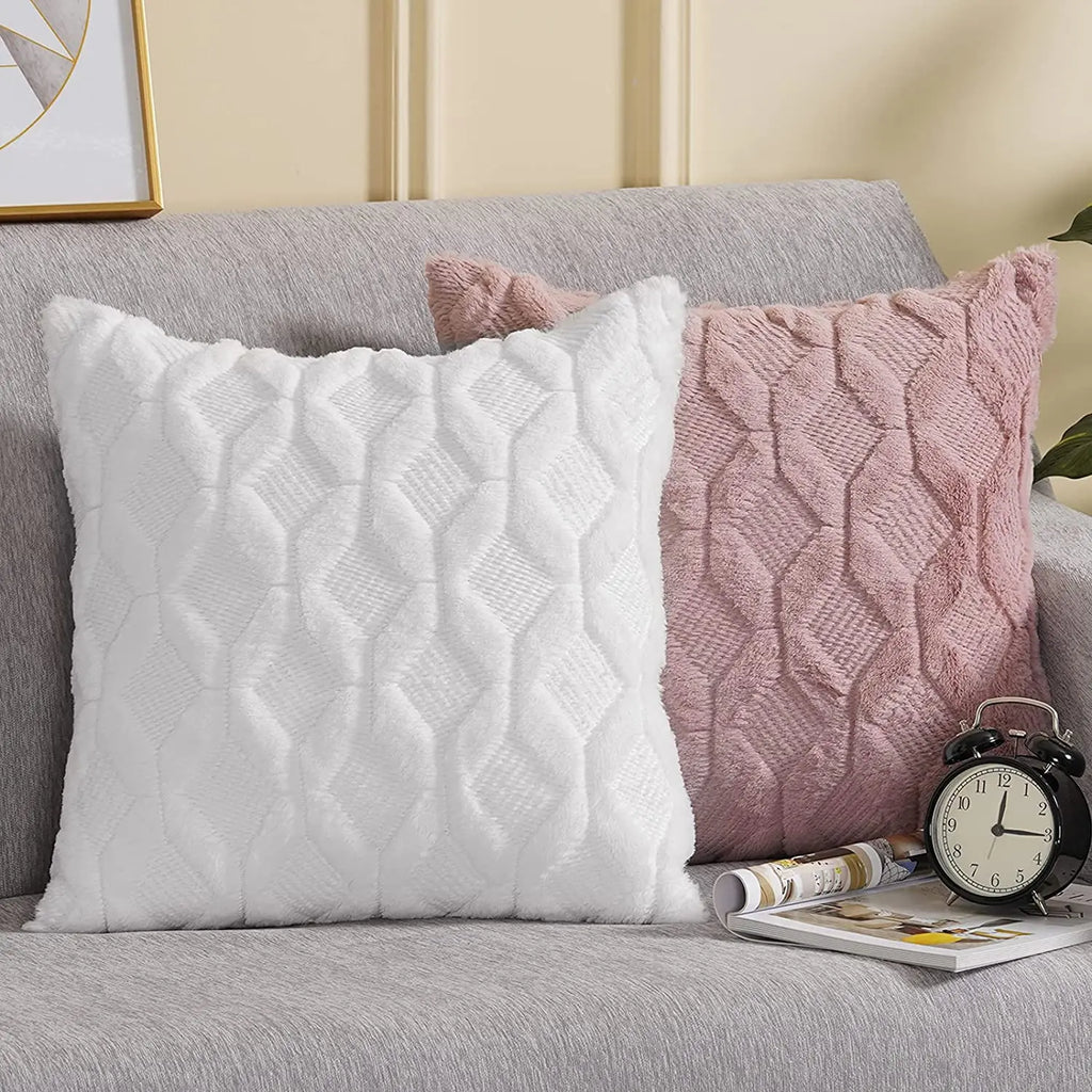 Housse de coussin Peluche Douce