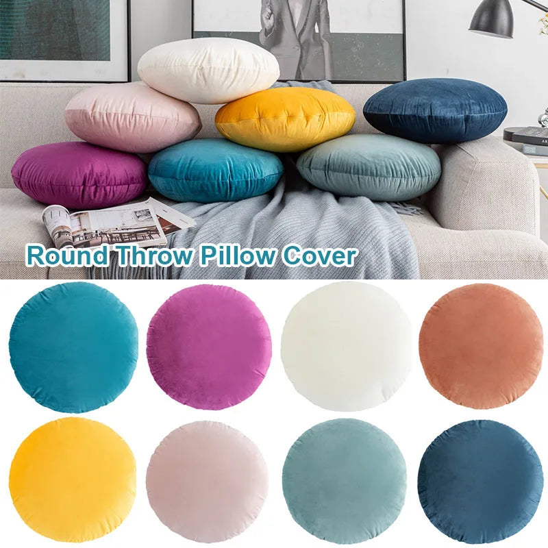 Housse de coussin Ronde Velours