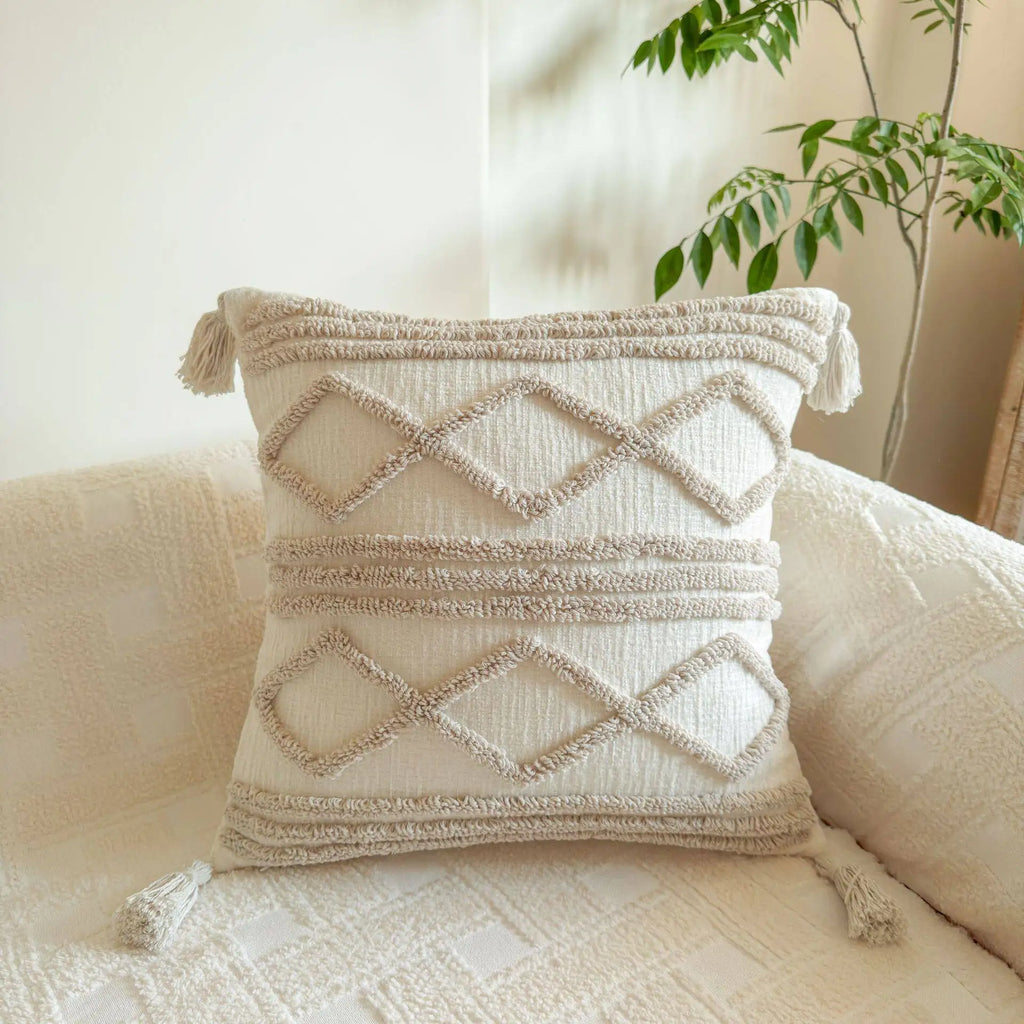 Housse de coussin Lettres Bohème - Motif A (45x45cm)