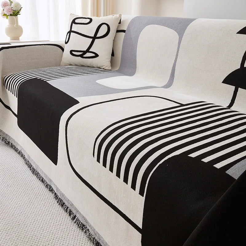 Duo Plaid Design Abstrait Moderne