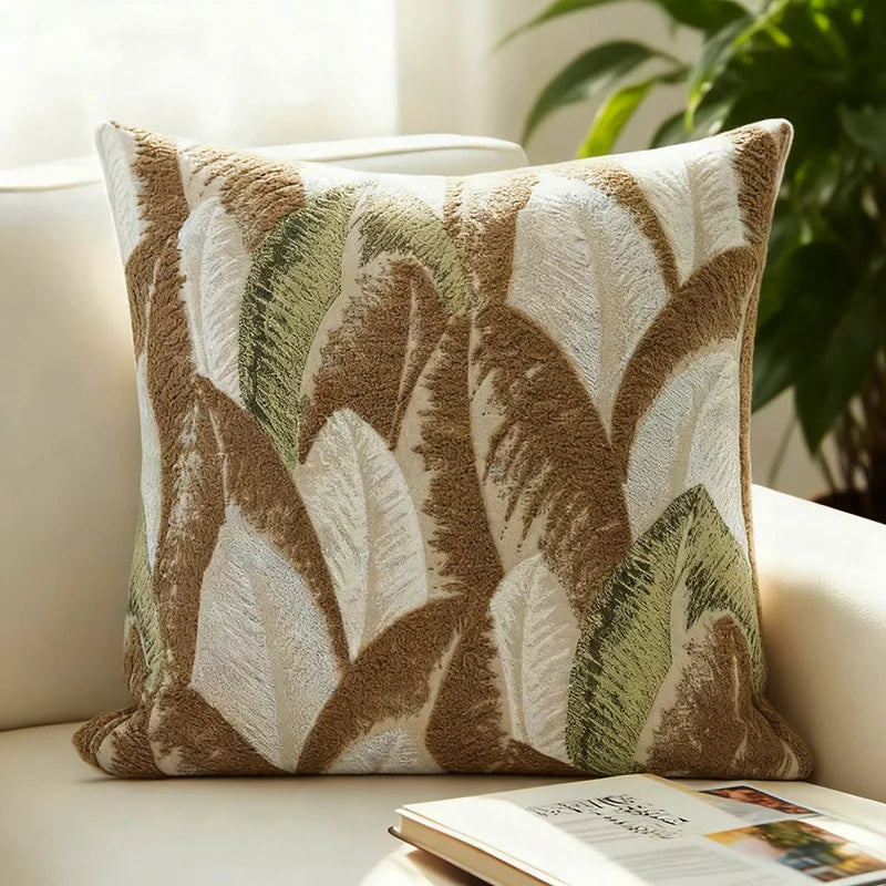 Housse de coussin Lettres Bohème - Motif F (45x45cm)