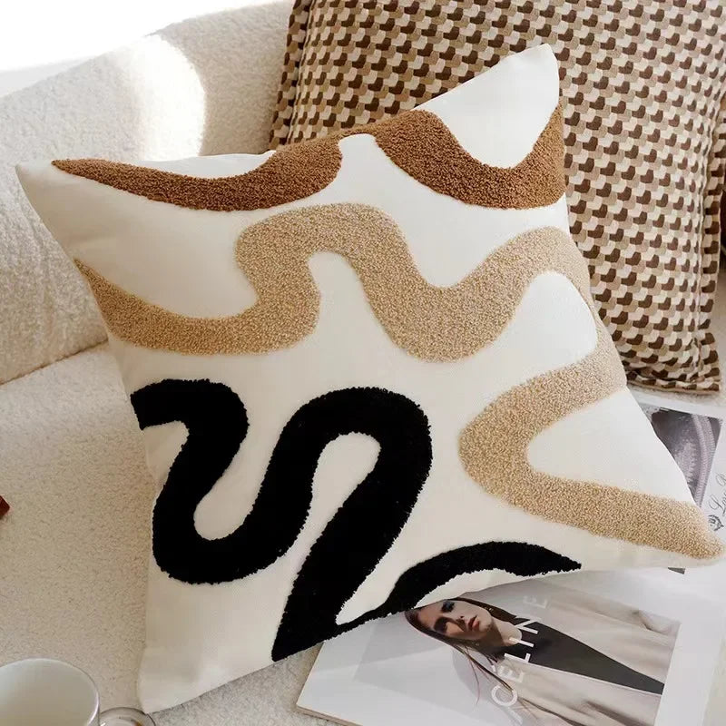 Housse de coussin Pois Vintage Nordique - Motif 21