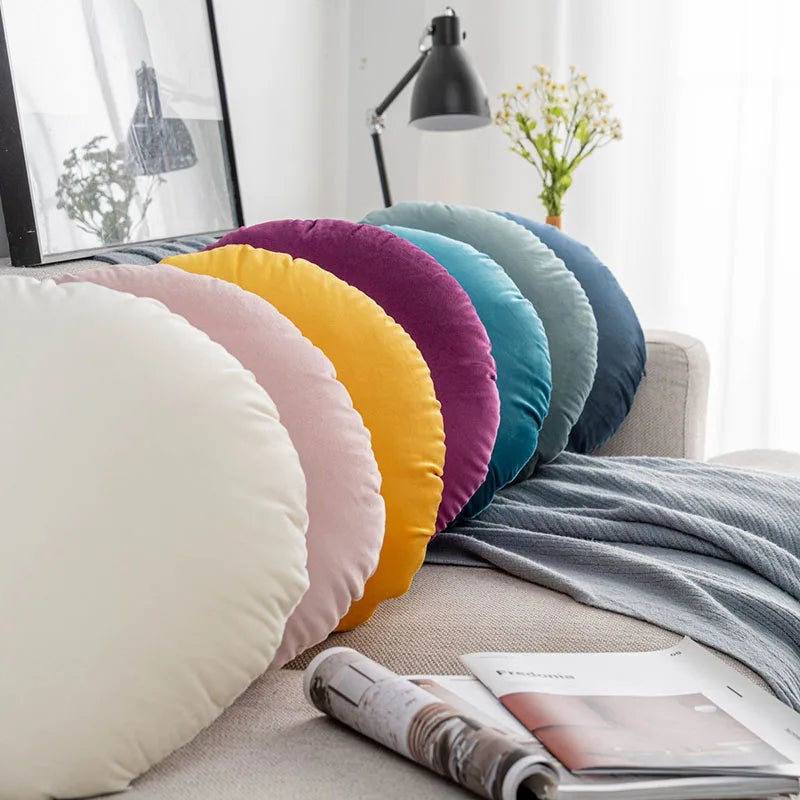 Housse de coussin Ronde Velours