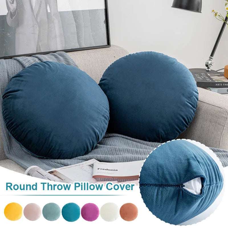 Housse de coussin Ronde Velours