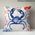 Housse de coussin Vie Marine Côtière - Motif 4