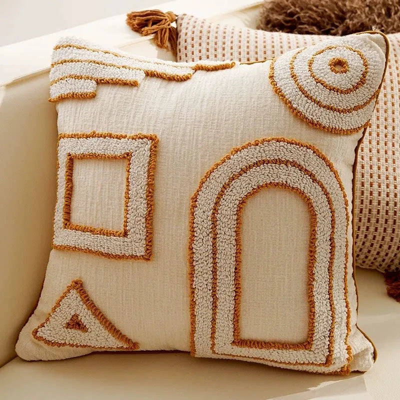 Housse de coussin Lettres Bohème - Motif C (45x45cm)