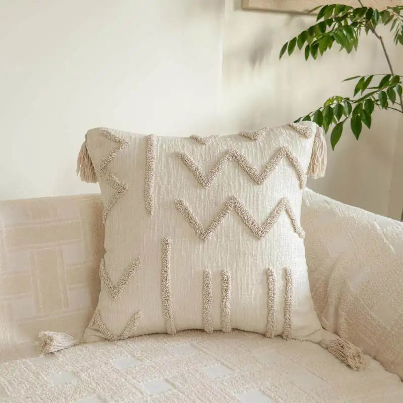 Housse de coussin Lettres Bohème - Motif B (45x45cm)