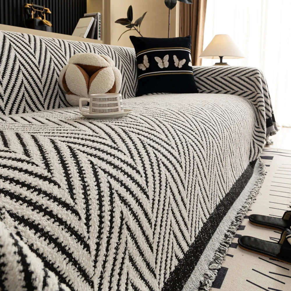 Duo Plaid Chevron Zèbre