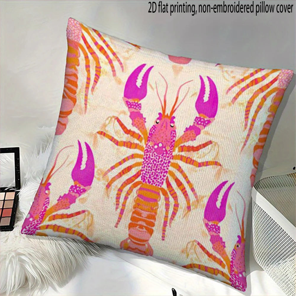 Housse de coussin Vie Marine Côtière - Motif 1