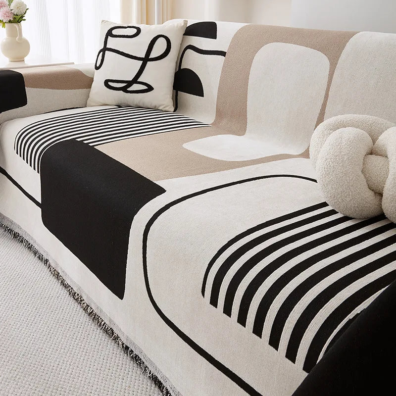 Duo Plaid Design Abstrait Moderne
