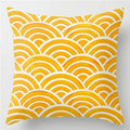 Housse de coussin Feuilles Dorées - Motif 4