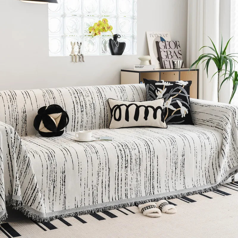 Duo Plaid Rayures Craie Anti-Rayures