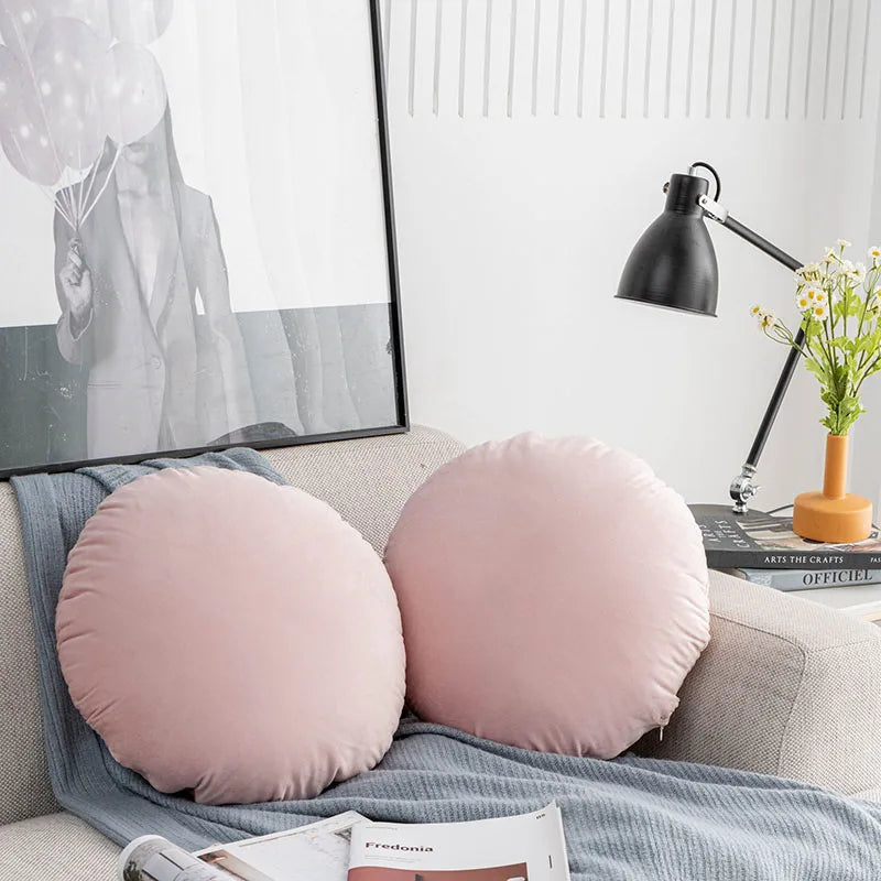Housse de coussin Ronde Velours