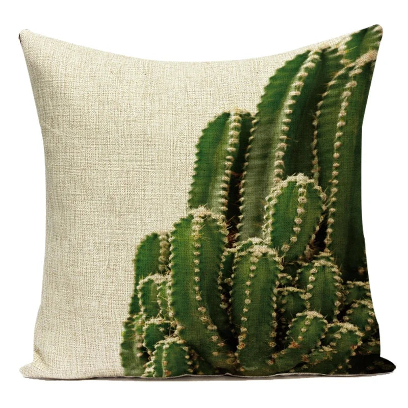 Housse de coussin Feuilles Tropicales - Motif 11