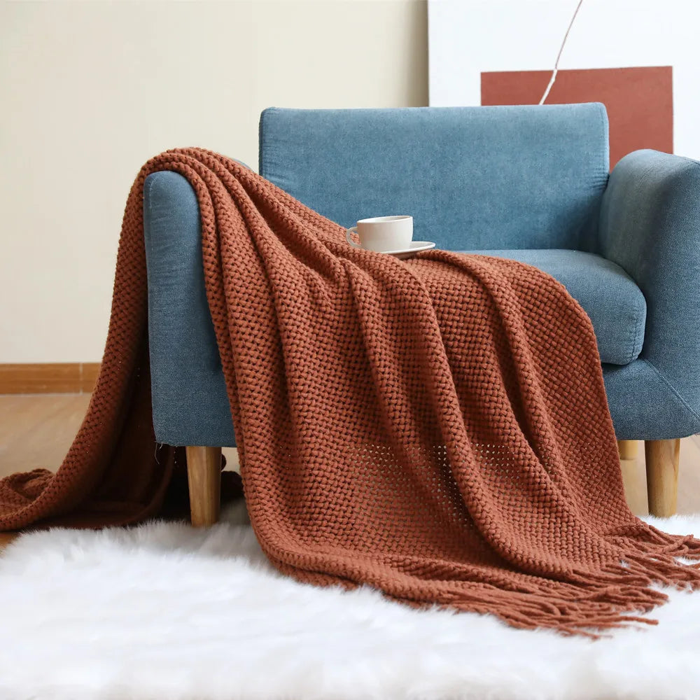 Duo Plaid Tricot Torsadé Campagnard